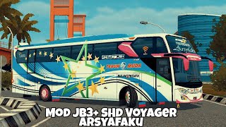 Share Mod Terbaru JB3+ SHD Voyager Scania + Hino MDC || Arsyafaku || Bussid Mod || Teguh Muda