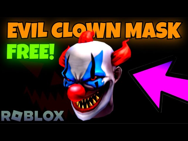 scary clown face - Roblox