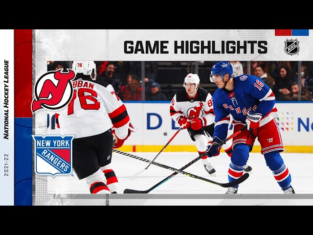 NHL Highlights  Devils vs. Rangers - Nov. 14, 2021 