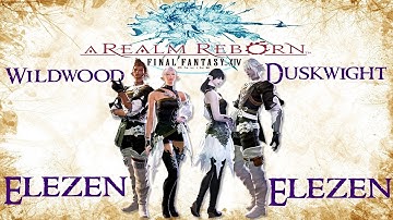 Final Fantasy XIV ARR - The Elezen/Wildwood & Duskwight (Male & Female) - Character Creation