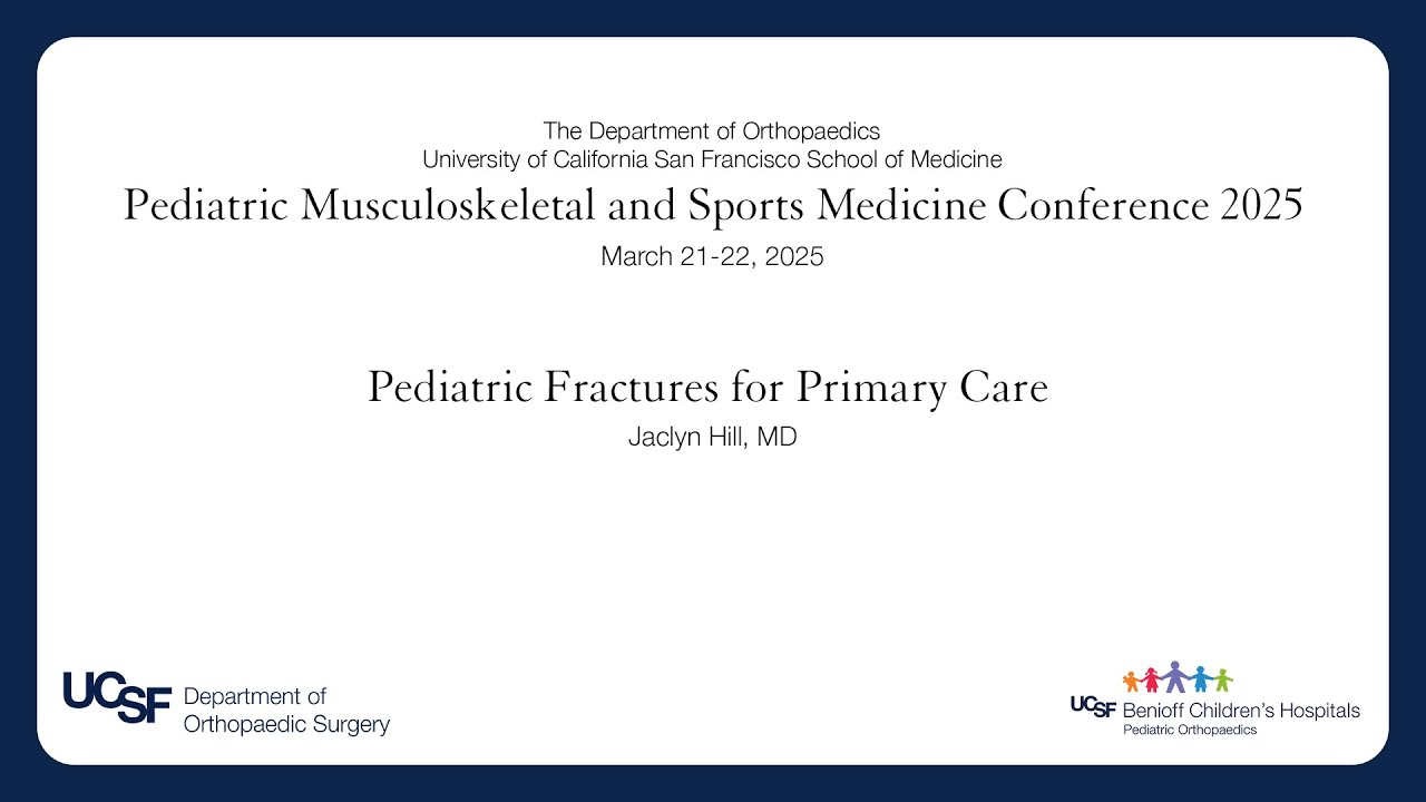 Переломы у детей: первичная медицинская помощь - Peds MSK 2025