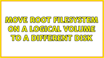 Move root filesystem on a logical volume to a different disk (2 Solutions!!)