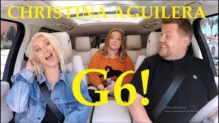 Christina Aguilera High Notes At Carpool Karaoke (G6!)