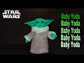 styro foam carving | Baby Yoda