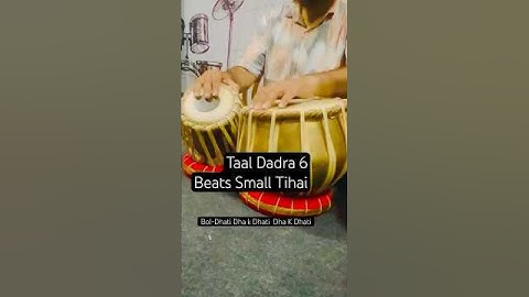 Dadra Taal Small Tihai | Reet Music Academy Hoshiarpur | Tabla Lesson | #tabla #tablaplayer #shorts