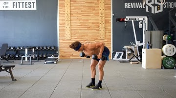 Dual Dumbbell Bent Over Row Isometric