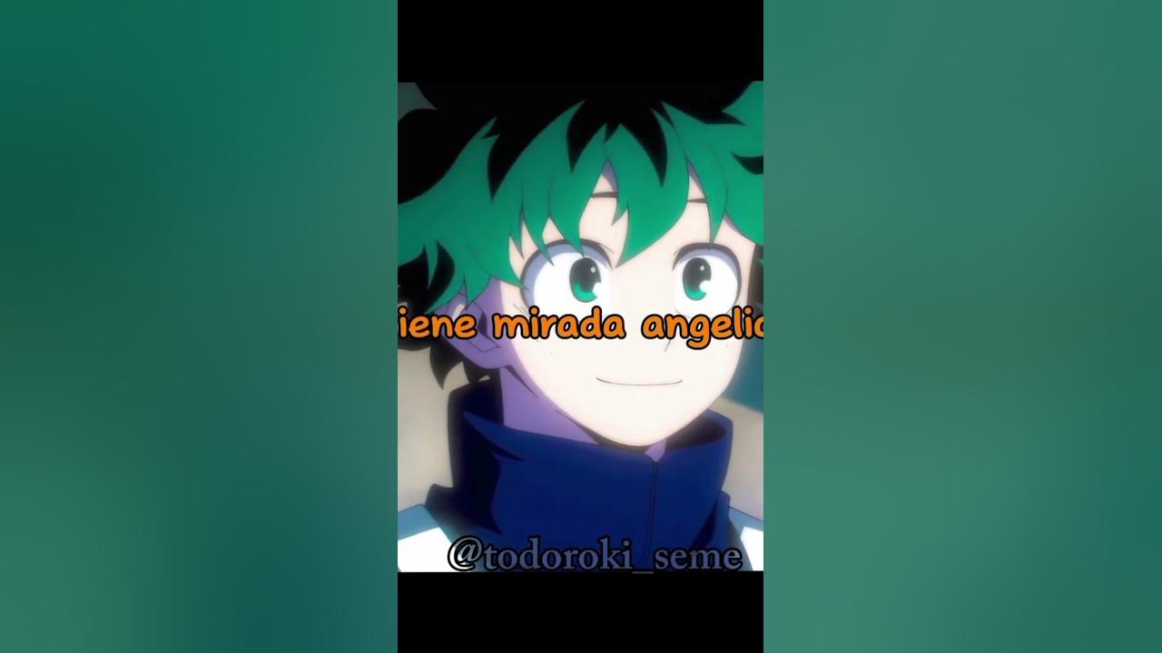 es ardiente como el sol tiene mirada angelical #bakudeku #bakugou #deku
