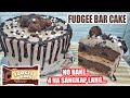 NO BAKE NO COOK FUDGEE BAR CAKE | 4 INGREDIENTS ONLY | HOW TO MAKE CHOCOLATE ICE CREAM CAKE HOLIDAY