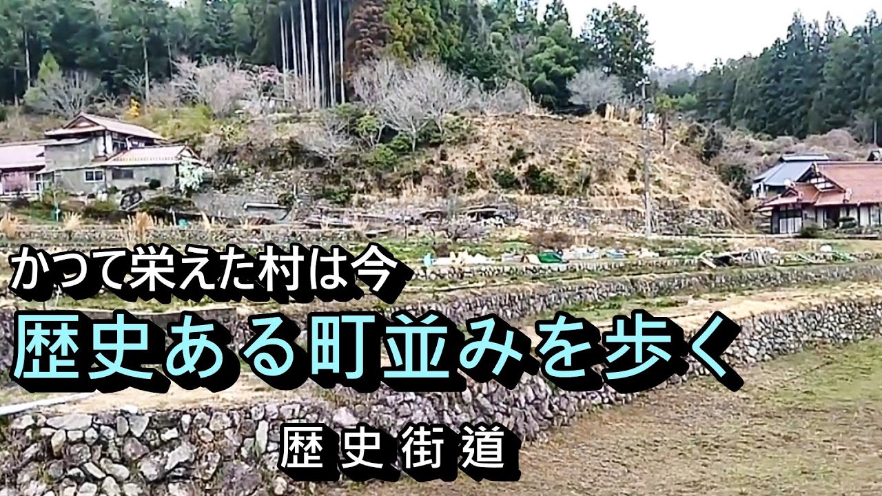築170年の古民家土蔵戸です。超希少品！ The once prosperous village today] Walking through the historic