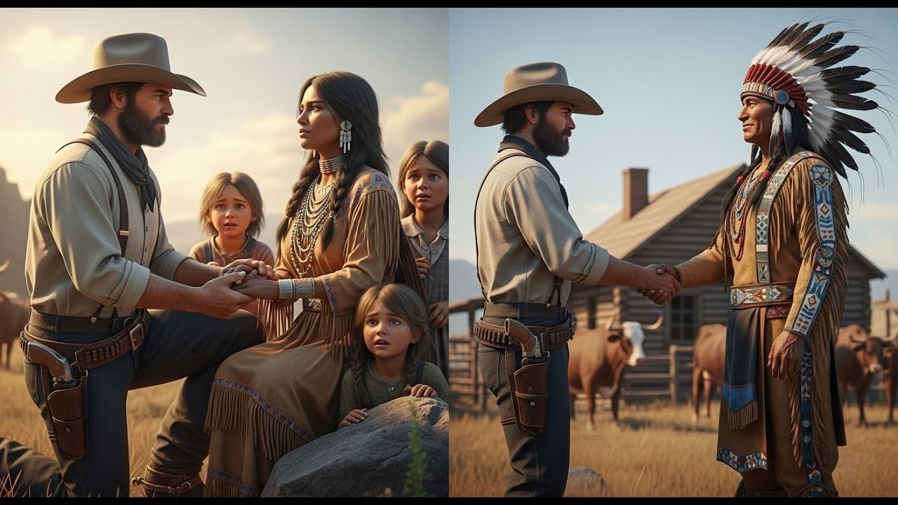 Tvrdě pracující vdovec a otec tří dětí našel krásnou Apačku chycenou do pasti. Druhý den…