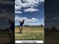 Hitting a 3-Wood on a Windy Spring Day (with Distance and Shot Tracer)