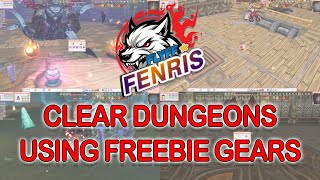 Clearing Dungeon Using Freebie Items Fenris Mmo - Episode 2