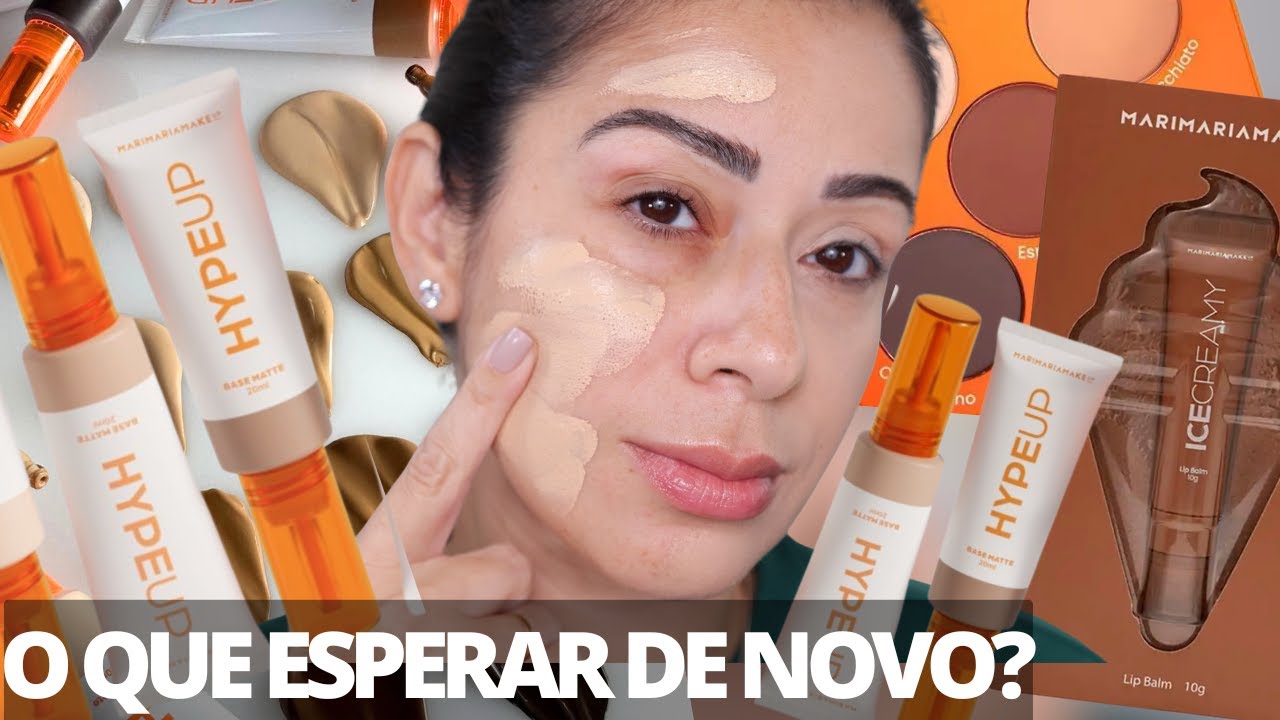 Novidade Mari Maria : Base Hype Up , Paleta Nude e Gloss De Chocolate