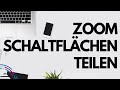 Zoom Bildschirm mit Schaltflächen teilen - Tipp für Zoom Schulungen