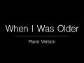 Billie Eilish - WHEN I WAS OLDER (Piano Karaoke Instrumental)