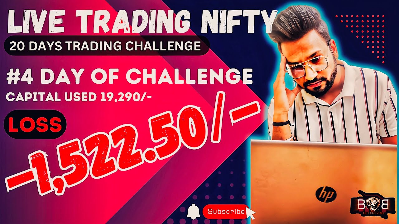4th Day Of Trading Challenge Live Nifty Trading Options Trading