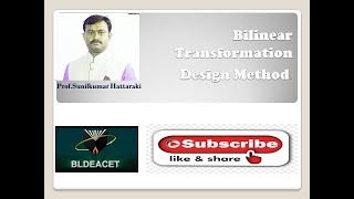Bilinear Transformation Design Method