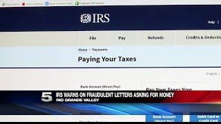 IRS Warns About Fraudulent Letters Asking for Money