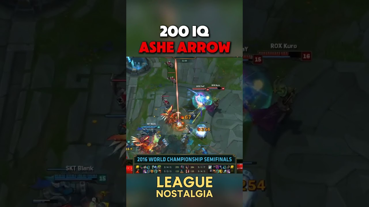 200 IQ Ashe Arrow to stop the teleport.. 