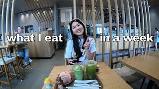 What I eat in a week as a college student + vlog! | Sarah's Uni Diaries