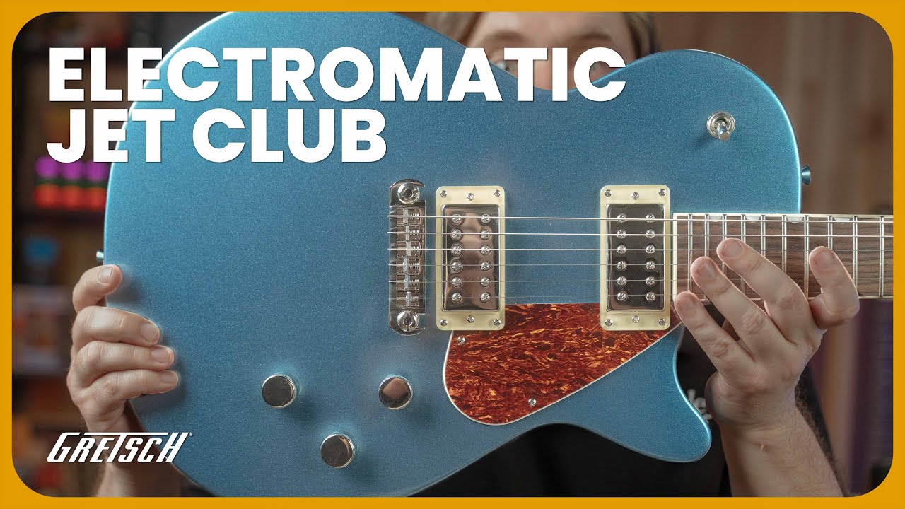 Gretsch Electromatic Jet Club Electric Guitar - Riviera Blue (2025