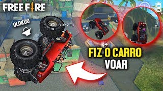 MUITO LOUCO!! COMO FAZER O CARRO VOAR NA ILHA DE TREINO DO FREE FIRE