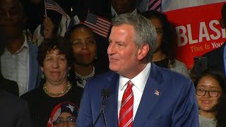 De Blasio cruises to re-election as NYC Mayor