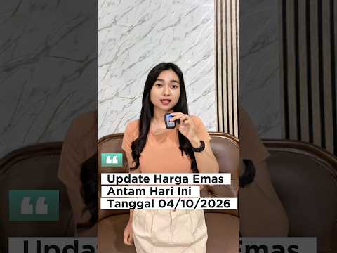 Update harga emas antam hari ini tanggal 04/10/2026 #emasantam #updatehargaemas #gold #emas #invest