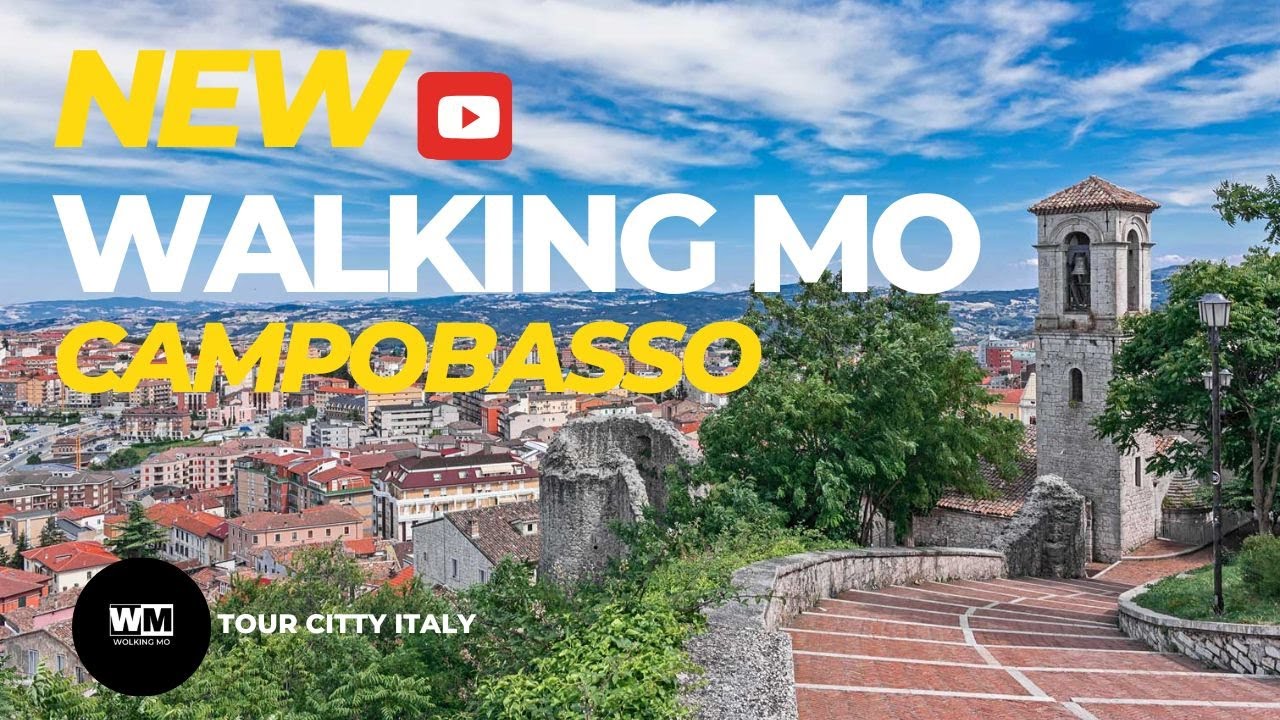 WALKING CAMPOBASSO , Italia 🇮🇹  - a pie 4K 60FPS  Campobasso (Molise), 【Recorrido a pie】