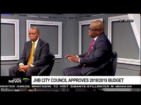 City of Johannesburg Mayor Herman Mashaba has finally tabled his R59-billion budget.