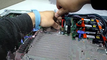 IBM System x3550 M4 Install Heat Sink Retention Module