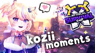 Kozii Moments in the MYTHICAL SMP Season 1!  Clip highlights + Fun!