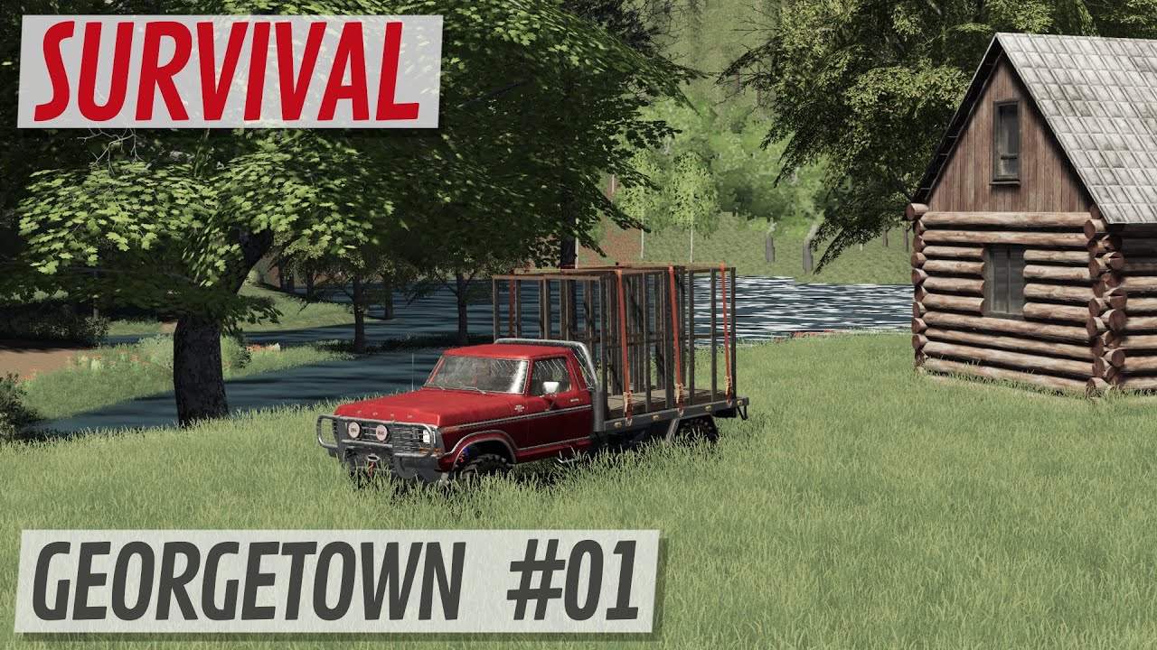 First Day in the Woods Survival Episode 1 Farming