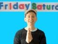 Days of The Week Song For Kids