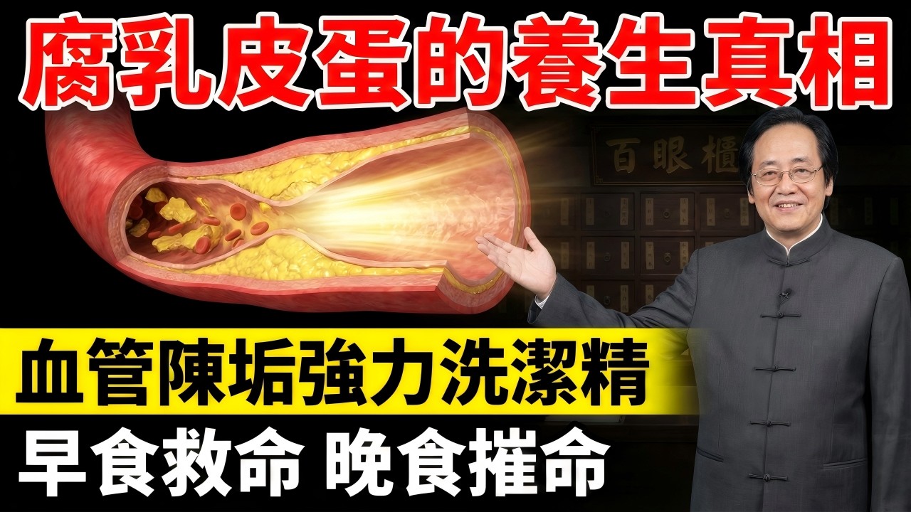 【全網誤殺】被扔掉的「致癌毒藥」，竟是血管淤泥的強力洗潔精？倪海廈：懂「氣化」才知它是寶！早七點吃它逆轉腦萎縮，晚吃則是催命符。#中醫 #倪海廈 #養生 #經方派 #健康 #長壽 #食療 #血管健康