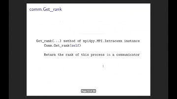 Introduction to parallel programming with MPI and Python