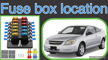 The fuse box location for a 2009 Chevy cobalt