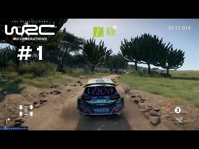 WRC Generations Gameplay #1 - Test Race / Kenya / Sweden - PS5 (4K