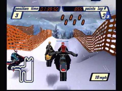 Sled Storm (PS1) Gameplay - Ryan Novalski