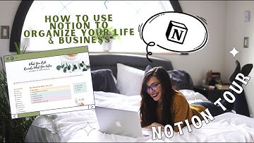 How I Use Notion To Organize my Life, Goals, and Projects! [My Notion Tour + Template]