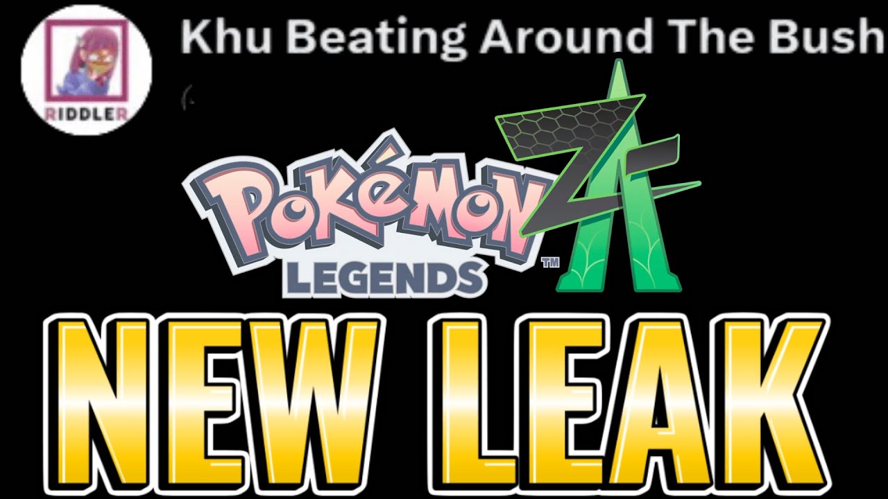 NEW Pokemon Legends Z-A Leak and Riddle Update! - YouTube