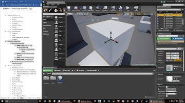 UE4 Basics- Part 02 (Basic User Interface)