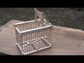 折りたたみ天井蓋式 4型改・Folding door mechanism birdcage trap