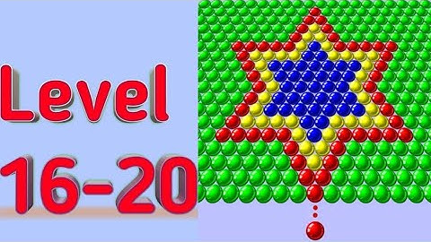 Bubble Pop - Bubble Shooter Level 16 17 18 19 20 Android Walkthrough