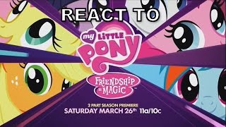 My react to My Little Pony Season 6 premiere teaser
