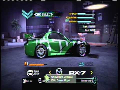 NFS Carbon | 1,000,000 Cash Achievement | Read Description