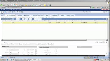 Siebel CRM - Project 9 (part 1) (Service Requests, multiple Complaint Organizations per SR)