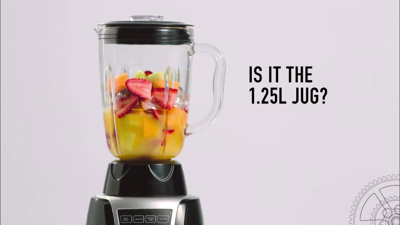 Auto Clean Blender Creates delicious drinks and cleans easily with a one touch button