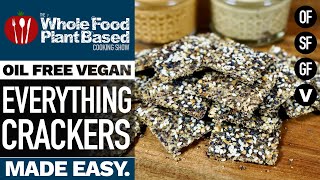 VEGAN EVERYTHING CRACKERS » the delicious "everything" spice from bagels on gluten-free crackers!