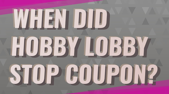 Are there any coupons for hobby lobby